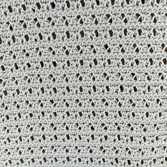 Artelier Nicole Miller Pullover Crochet Sweater Plus Size 3X Cream Like New - Picture 7 of 10
